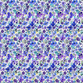 Purple Digital Lisa Lovelies 44"/45" Cotton Fabric Per Yard
