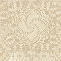 Tan Lace Cotton Wideback Fabric Per Yard
