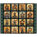 Black Witch Picture Patches Witchypoo Cotton Panel