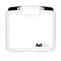 Quick View Case with Matching Latches Clear Translucent Stackable
