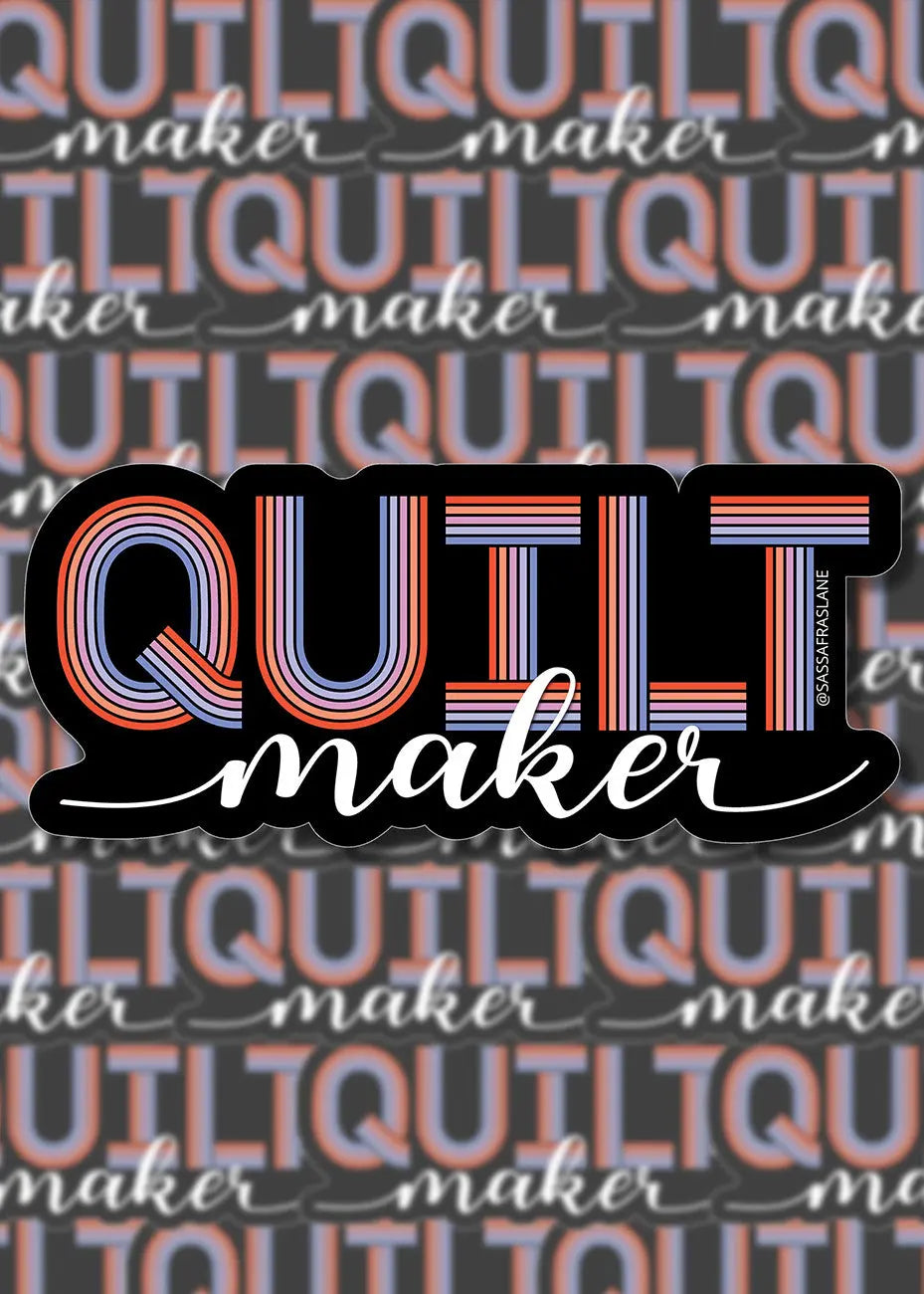 Quilt Maker Stickers