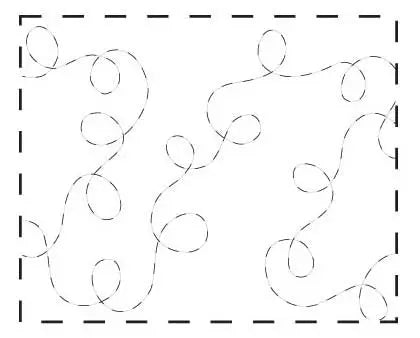 Quilt Pattern On A Roll Wide Loops 9 1/2in x 26'
