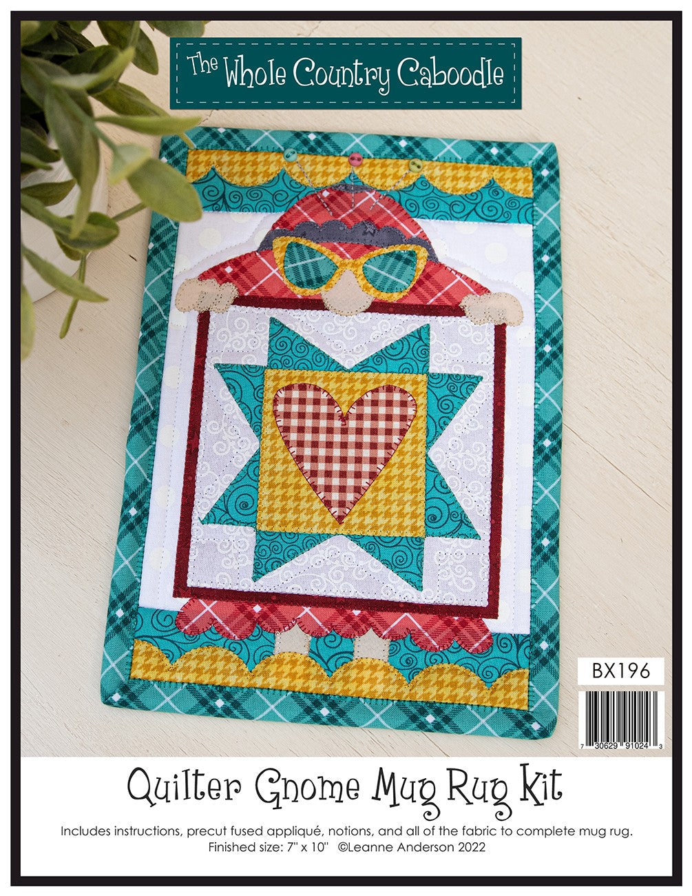 Quilter Gnome Mug Rug Kit