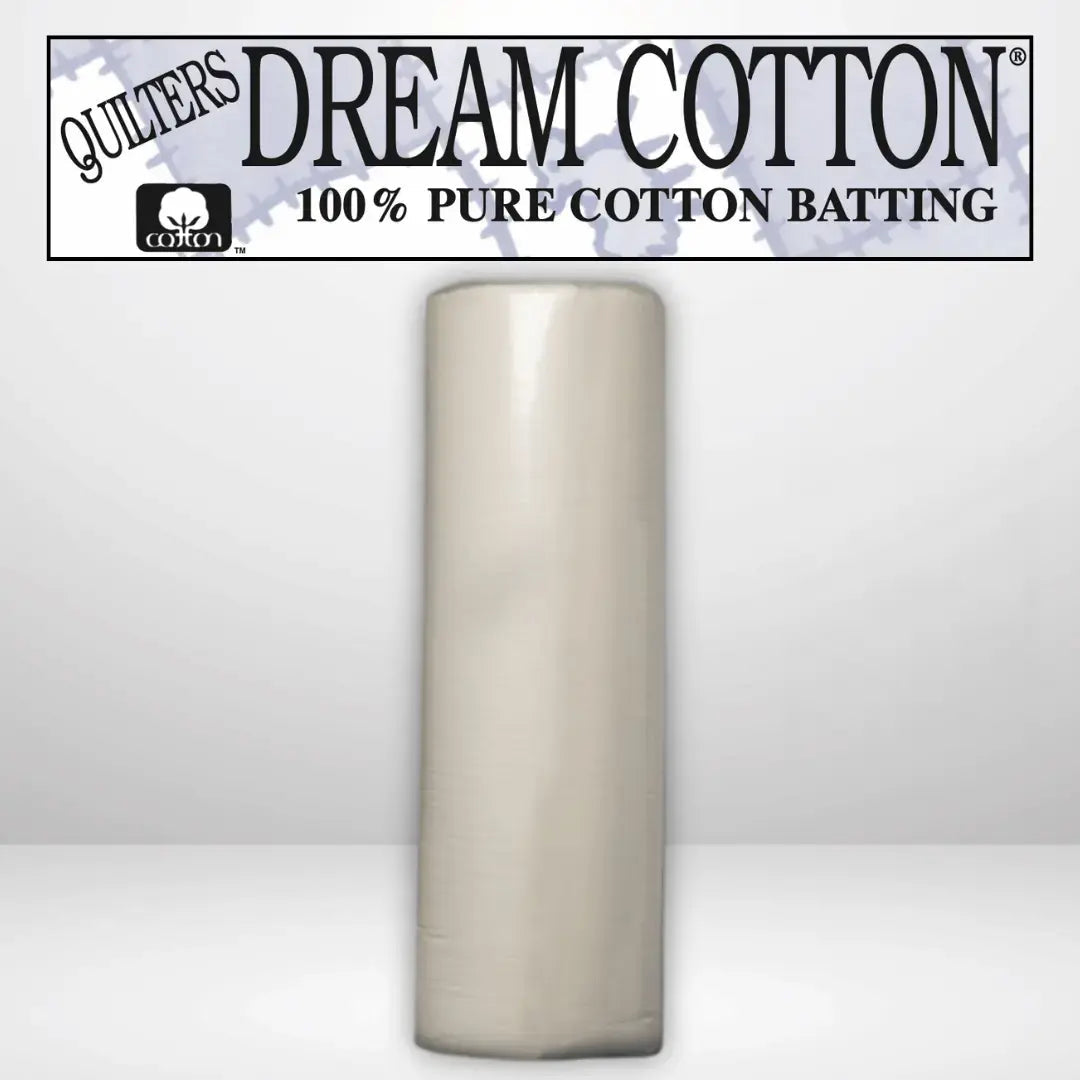 Quilters Dream Deluxe Natural Cotton Batting Throw Roll - 60" x 30 yards - Linda's Electric Quilters
