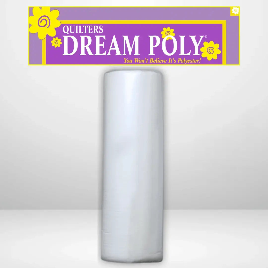 Quilters Dream Deluxe White Poly Batting Throw Roll - 60" x 30 yards - Linda's Electric Quilters