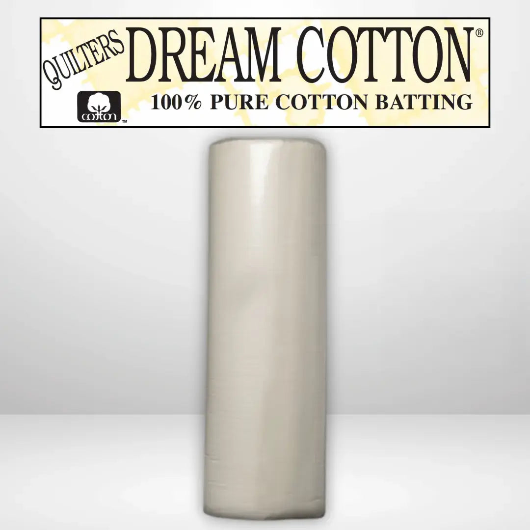 Quilters Dream Supreme Natural Cotton Batting Throw Roll - 60" x 30 yards - Linda's Electric Quilters