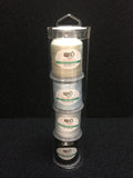 Quilters Select Thread - Tube of 4 colors 2500 YD - ANTIQUE FAIRYD NIMBUS BLACK
