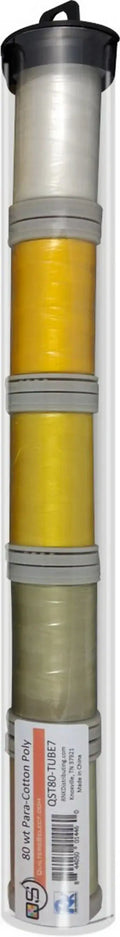 Quilters Select Tube with - Tube of 5 colors 400M - OFF WHITE SANDSTONE ANGORA WHITE DANDELION GOLDENROD