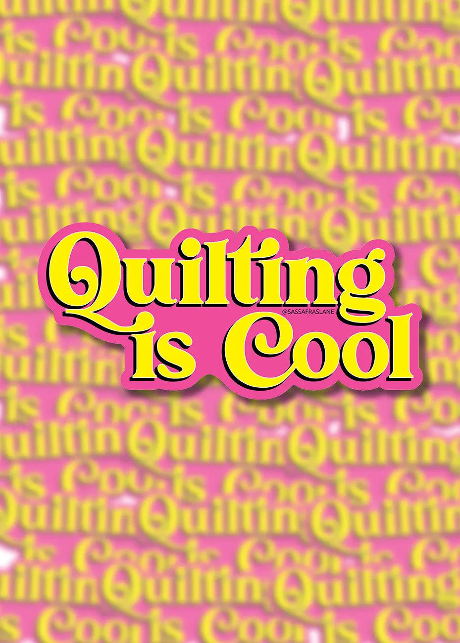 Quilting is Cool Stickers