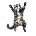Quirky Cat Fabric Panel 1