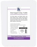 RNK WHITE Sheer Support Lining - Fusible ~60" x 1 yards