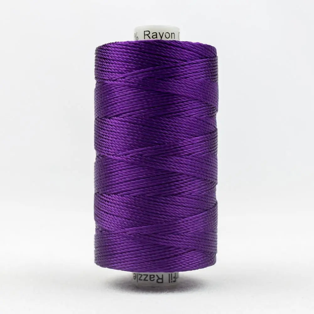 RZ124 - Razzle™ 8wt Rayon Purple Thread