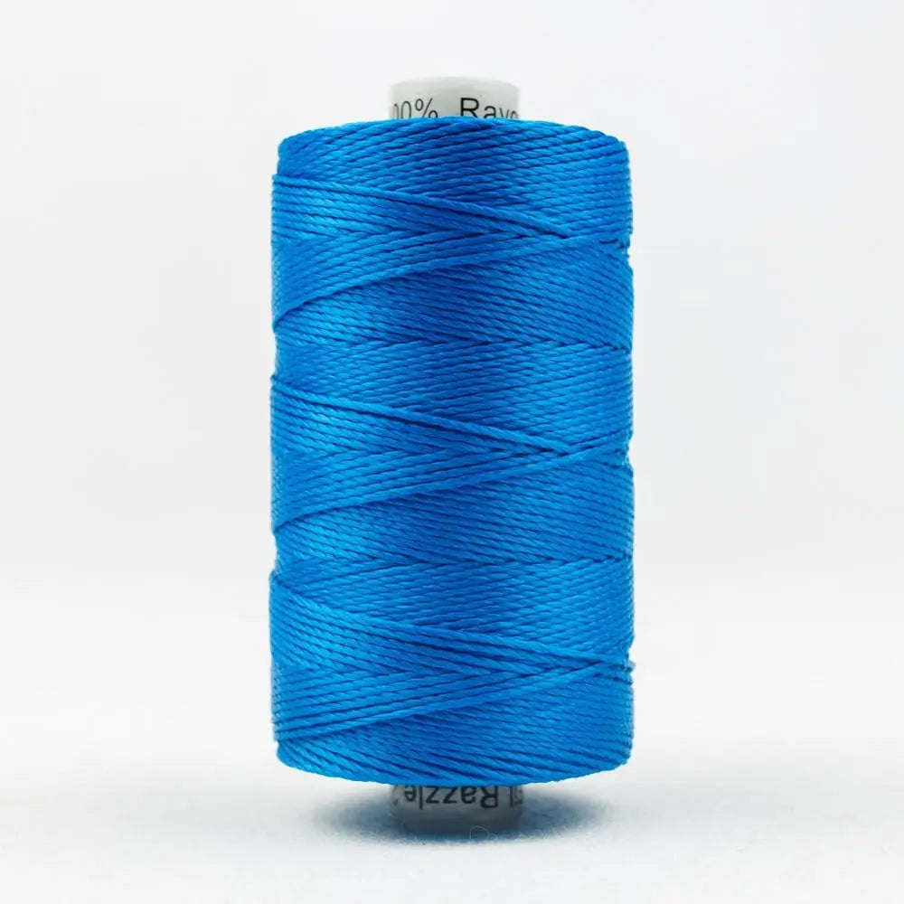 RZ148 - Razzle™ 8wt Rayon Mediterranean Blue Thread
