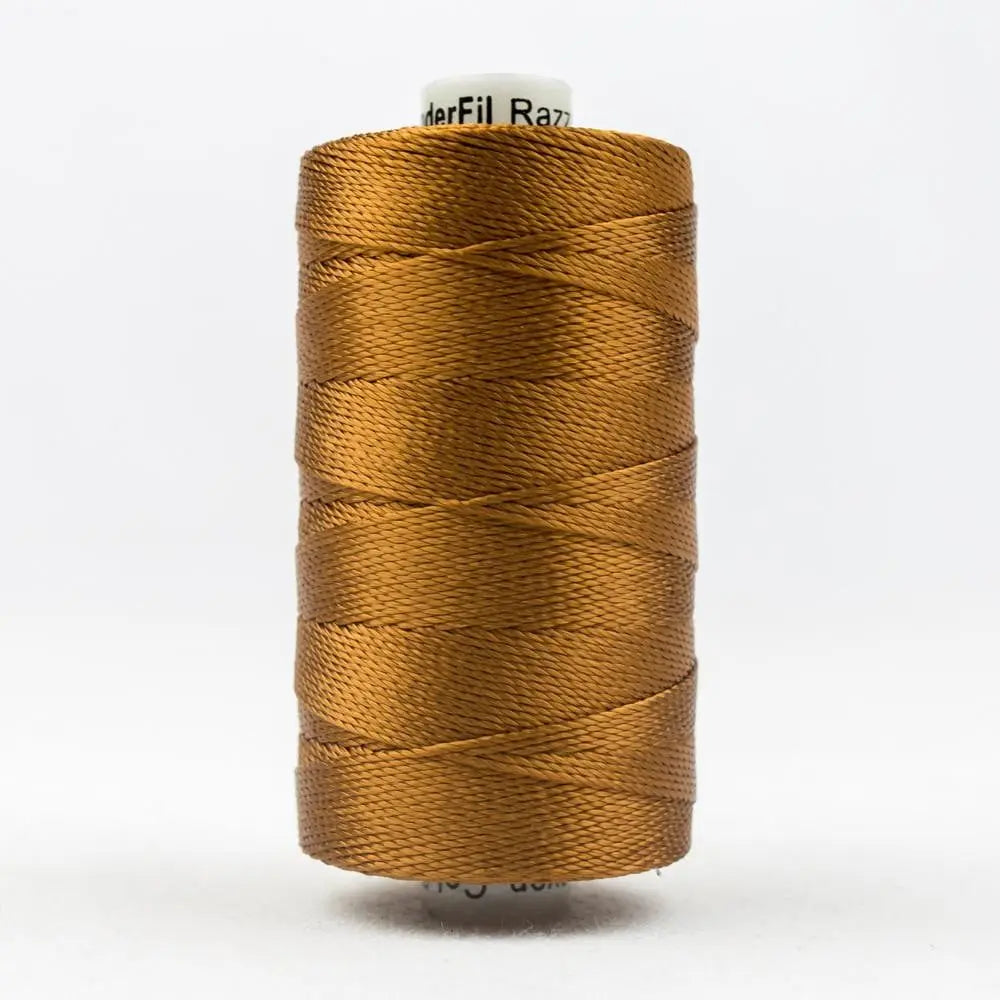 RZ330 - Razzle™ 8wt Rayon Acorn Brown Thread