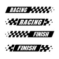 Racing Finish Fabric Panel 1