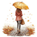 Rainy October Fabric Panel 22