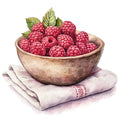 Raspberry Gardens Fabric Panel 29