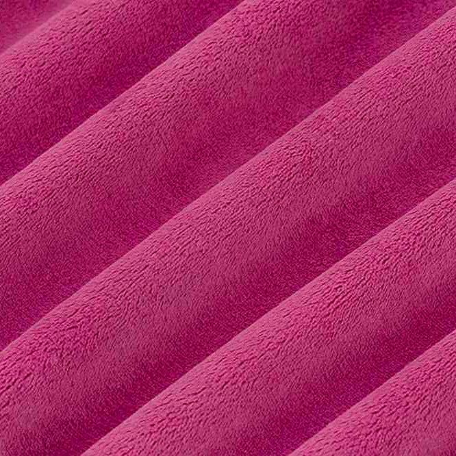 Raspberry Solid Cuddle 3 58/60" Fabric per yard