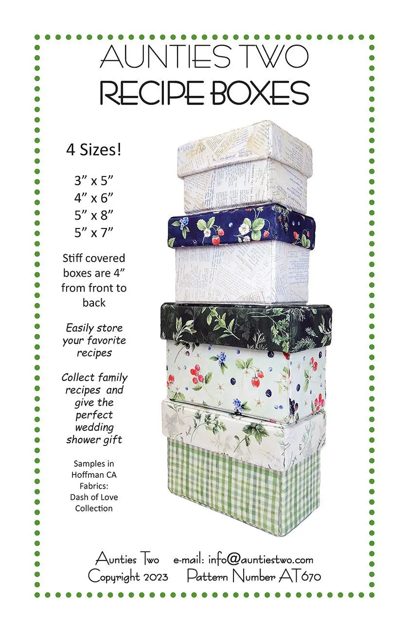 Recipe boxes