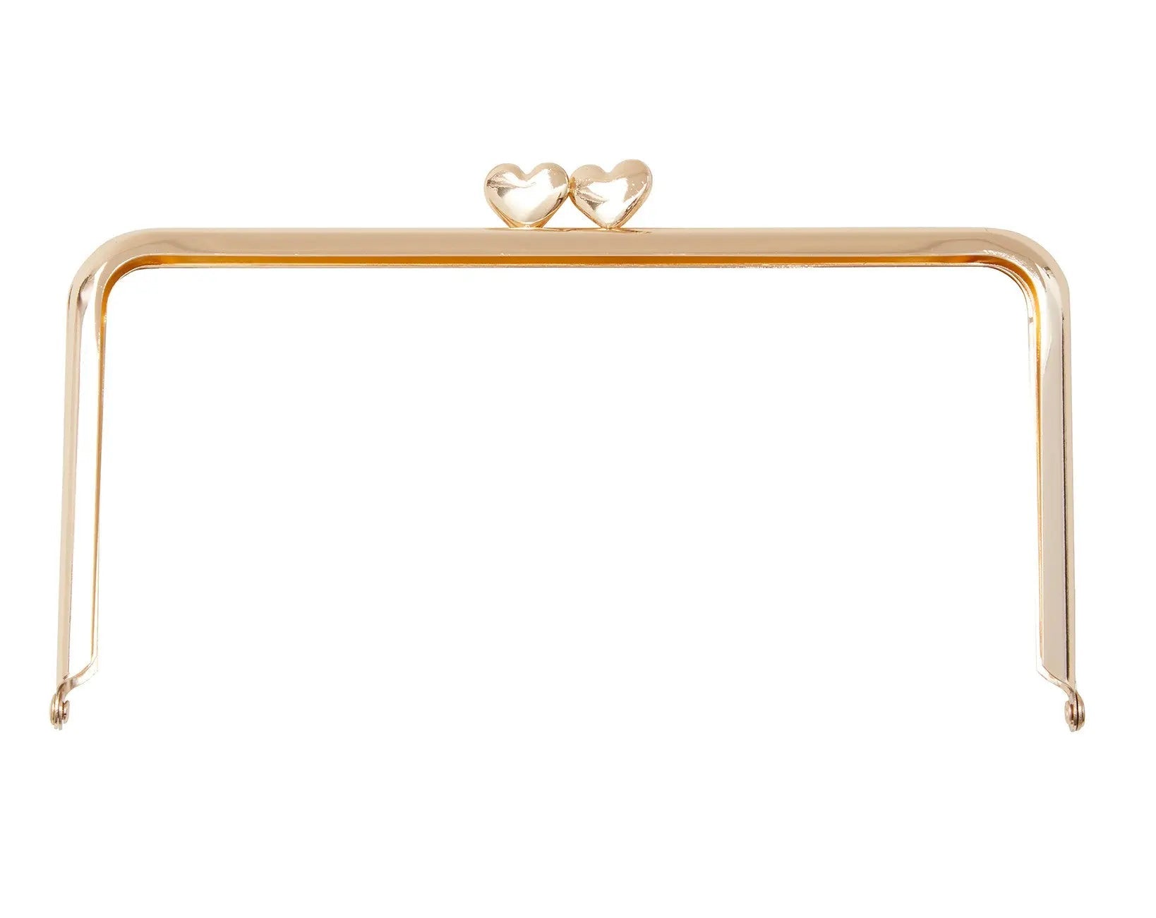 Rectangle Heart Clasp 7in x 3-1/2in Rose Gold