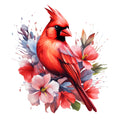 Red Cardinals Fabric Panel 21
