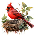 Red Cardinals Fabric Panel 27