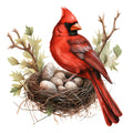 Red Cardinals Fabric Panel 28