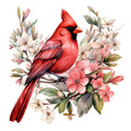 Red Cardinals Fabric Panel 3
