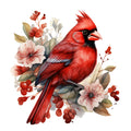 Red Cardinals Fabric Panel 6