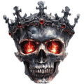 Red Eyed Skull Fabric Panel 1