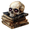 Red Eyed Skull Fabric Panel 12