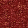 Red Fluidity Script Small Cotton 44/45" Fabric Per Yard