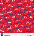 Red Patriotic Minis PMIN-6043-R Cotton 44/45 Fabric Per Yard