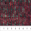 Red & Grey Vertical Stripe Bubble Pop 83704-26 Cotton 44/45 Fabric Per Yard