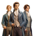 Regency Era Fabric Panel 38