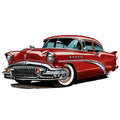 Retro Cars Fabric Panel 5