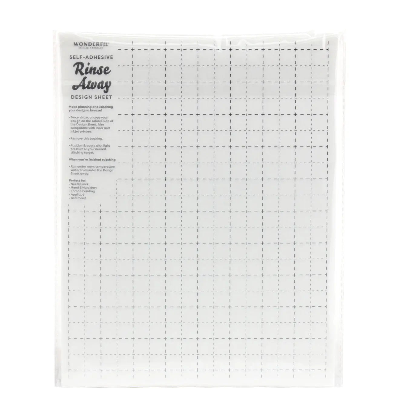 Rinse Away Design Sheet