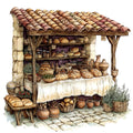 Roman Empire Fabric Panel 1