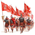 Roman Empire Fabric Panel 13