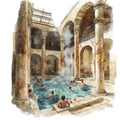 Roman Empire Fabric Panel 15
