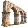 Roman Empire Fabric Panel 17