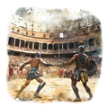Roman Empire Fabric Panel 20