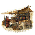 Roman Empire Fabric Panel 31