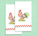 Rooster Hand Towels 17in x 28in