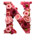 Rose Alphabet Fabric Panel 10