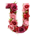 Rose Alphabet Fabric Panel 17