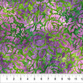 Roses Olive Green 44"/45" Cotton Fabric Per Yard