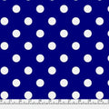 Royal Big Dots 45" wide Fabric per yard