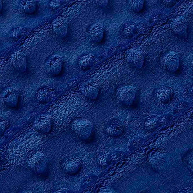 Royal Blue Cuddle Dimple 58/60" Fabric per yard