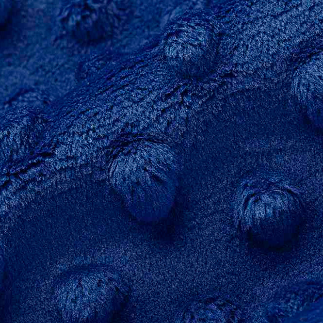 Royal Blue Cuddle Dimple 58/60" Fabric per yard